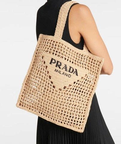 prada mesh beach bag